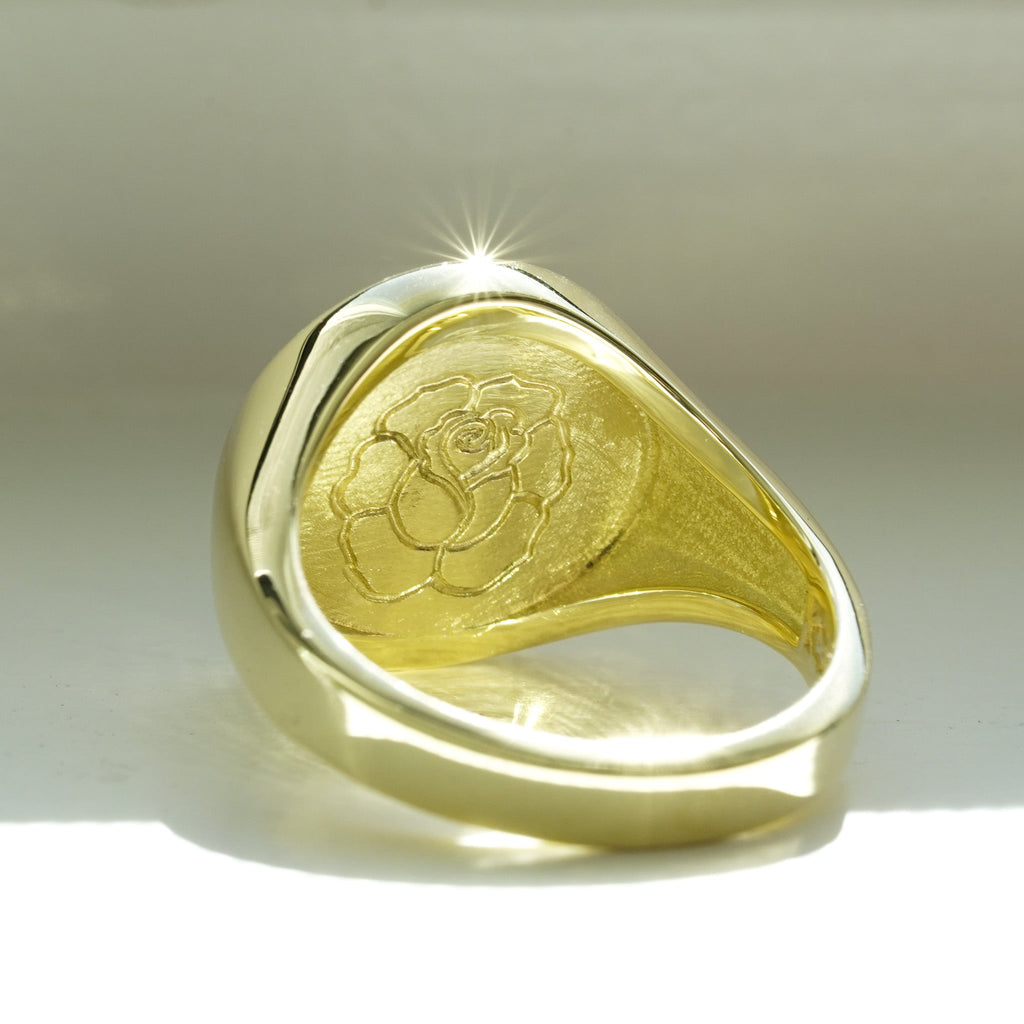 Heirloom Bloodstone Signet Ring