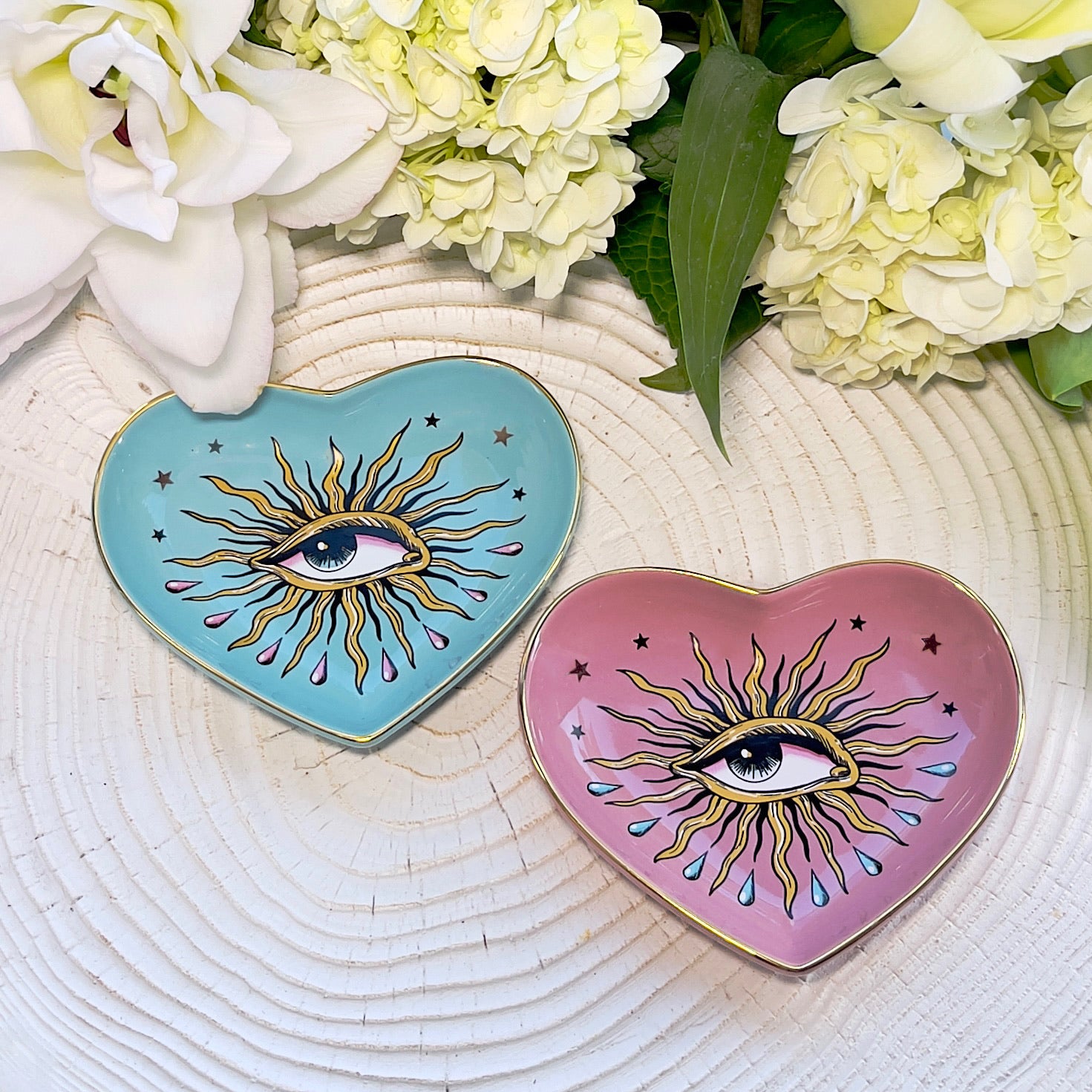 Hexagon Evil Eye Catchall Dish – Bohemi
